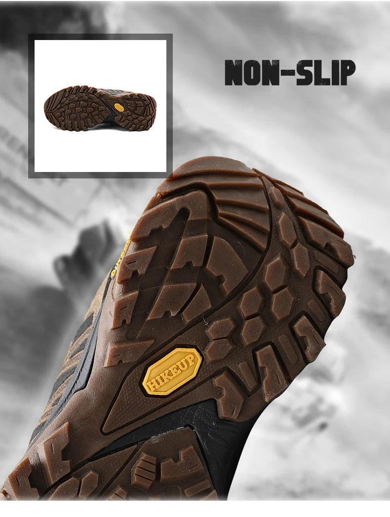 HIKEUP Men’s Breathable Hiking Shoes
