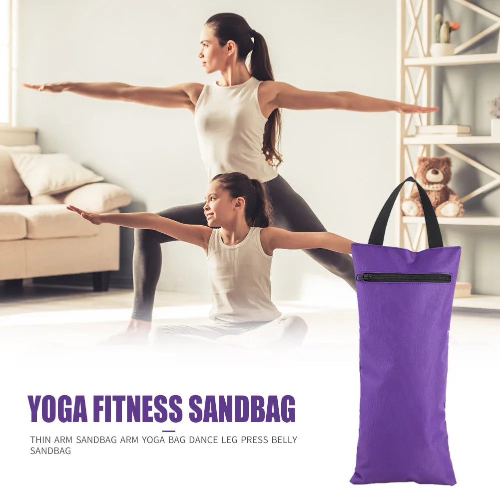 Fitness Yoga Sandbag with Inner Pouch – Weighted Workout Bag