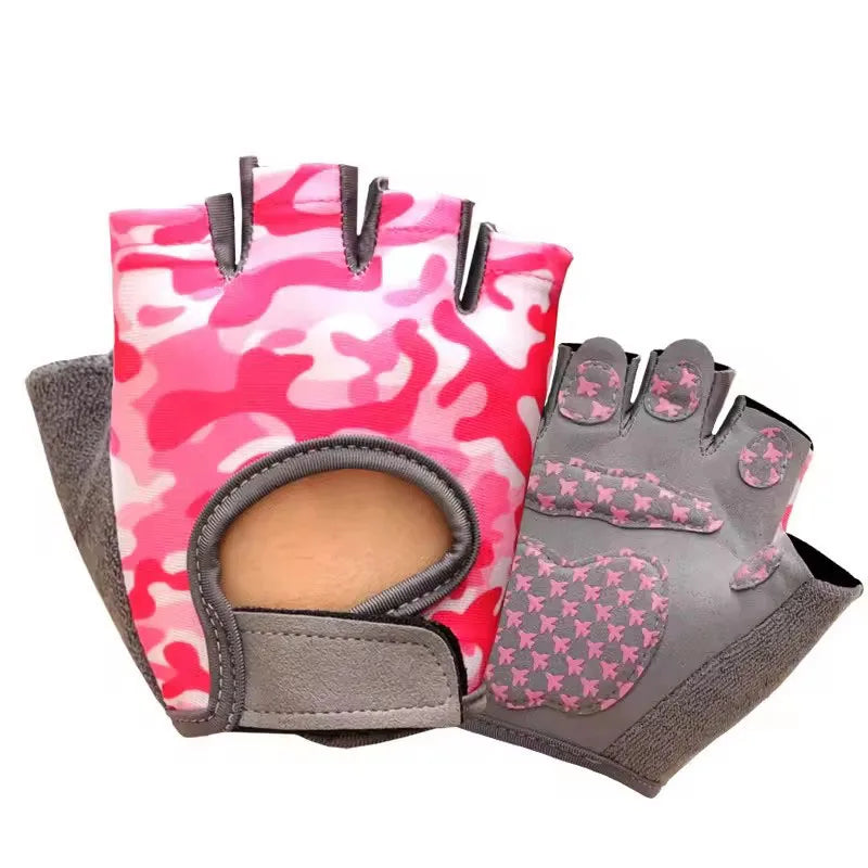 Kids Half Finger Cycling Gloves