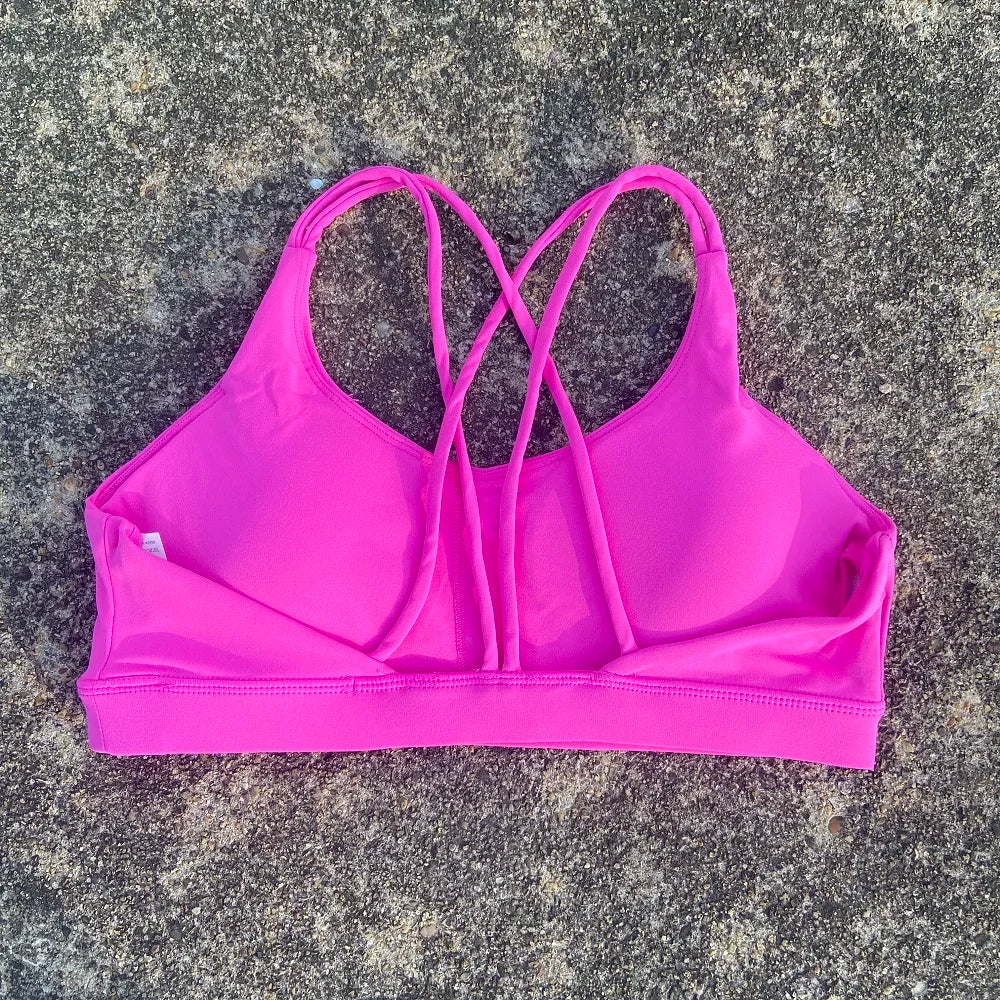 Women’s Solid Color High-Strength Sports Bra