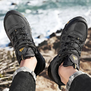 HIKEUP Men’s Non-Slip Breathable Hiking Shoes
