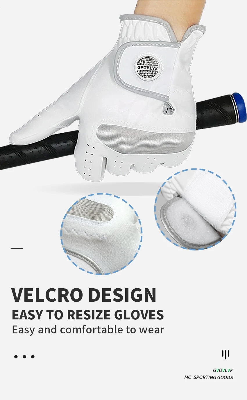 1pc Men’s Golf Glove – Micro Soft Fabric