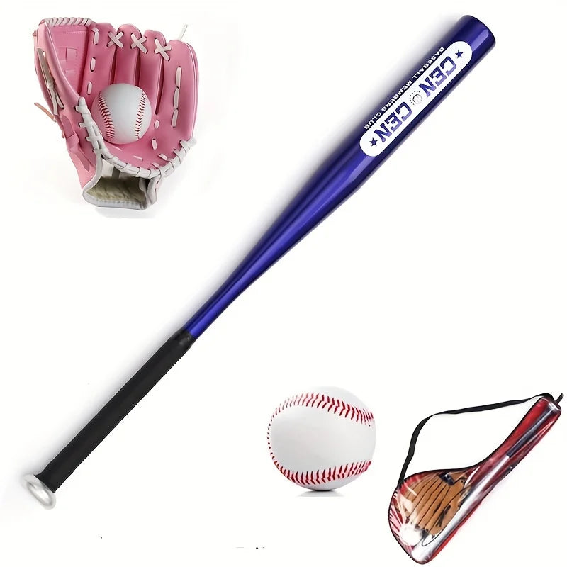 Baseball Starter Kit – 63.5cm Aluminum Alloy Bat