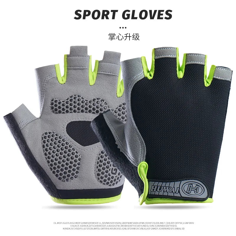 Unisex Fingerless Motorcyclist Gloves