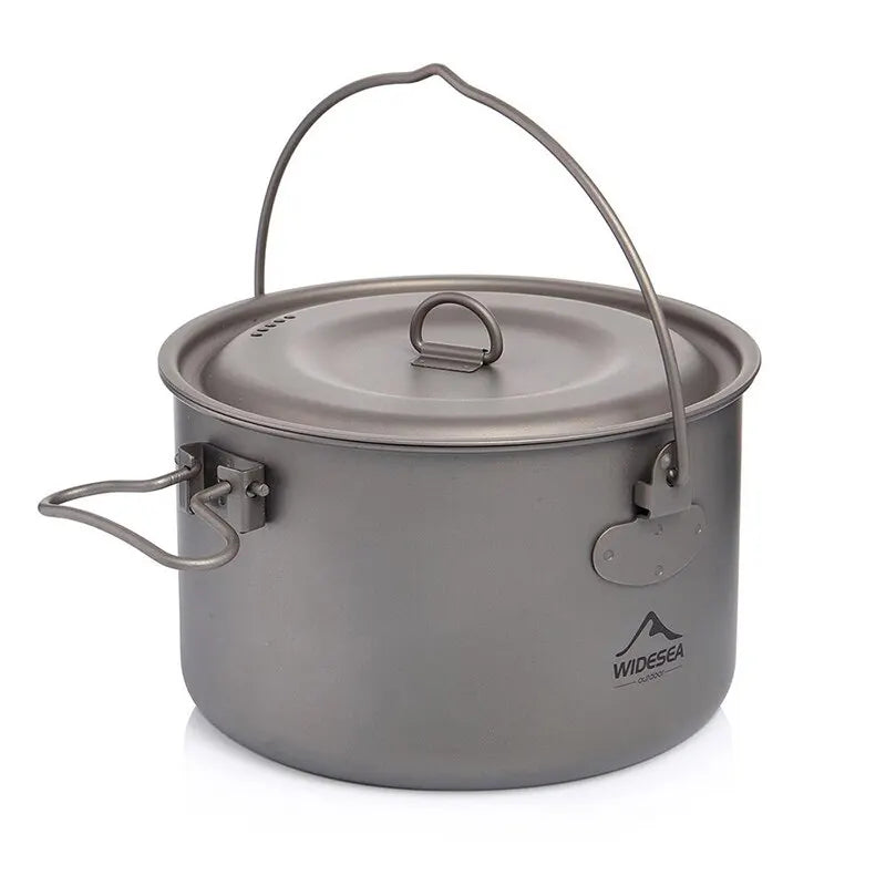 Widesea Titanium Camping Cookware Set