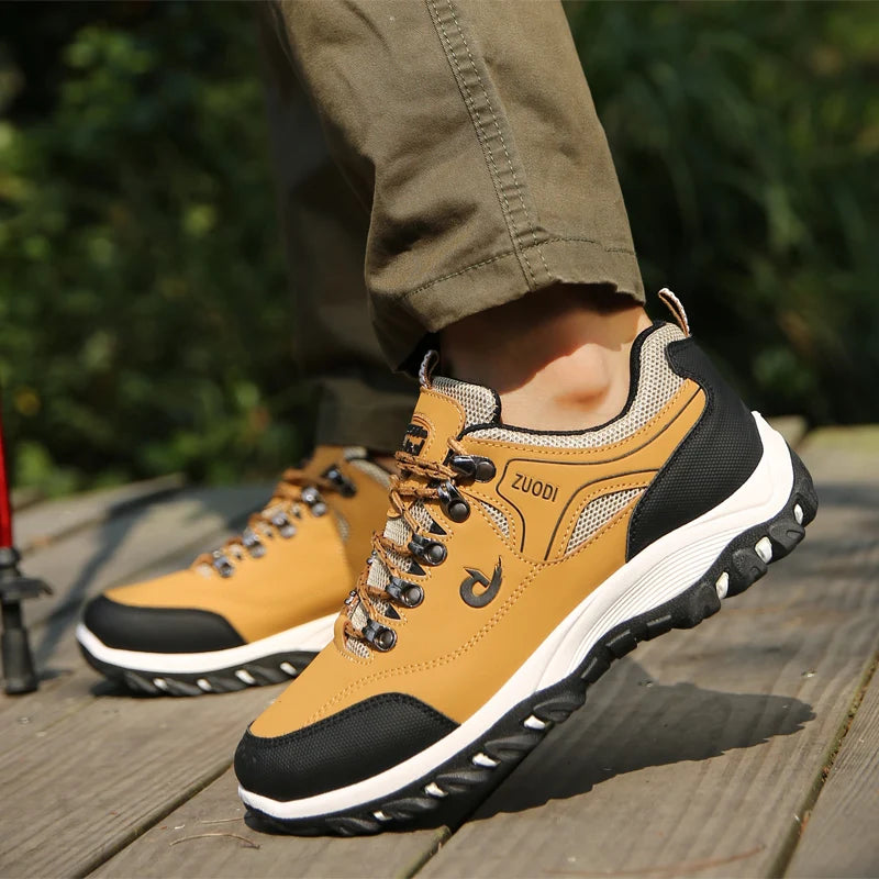 Men’s Waterproof Leather Hiking & Tactical Shoes
