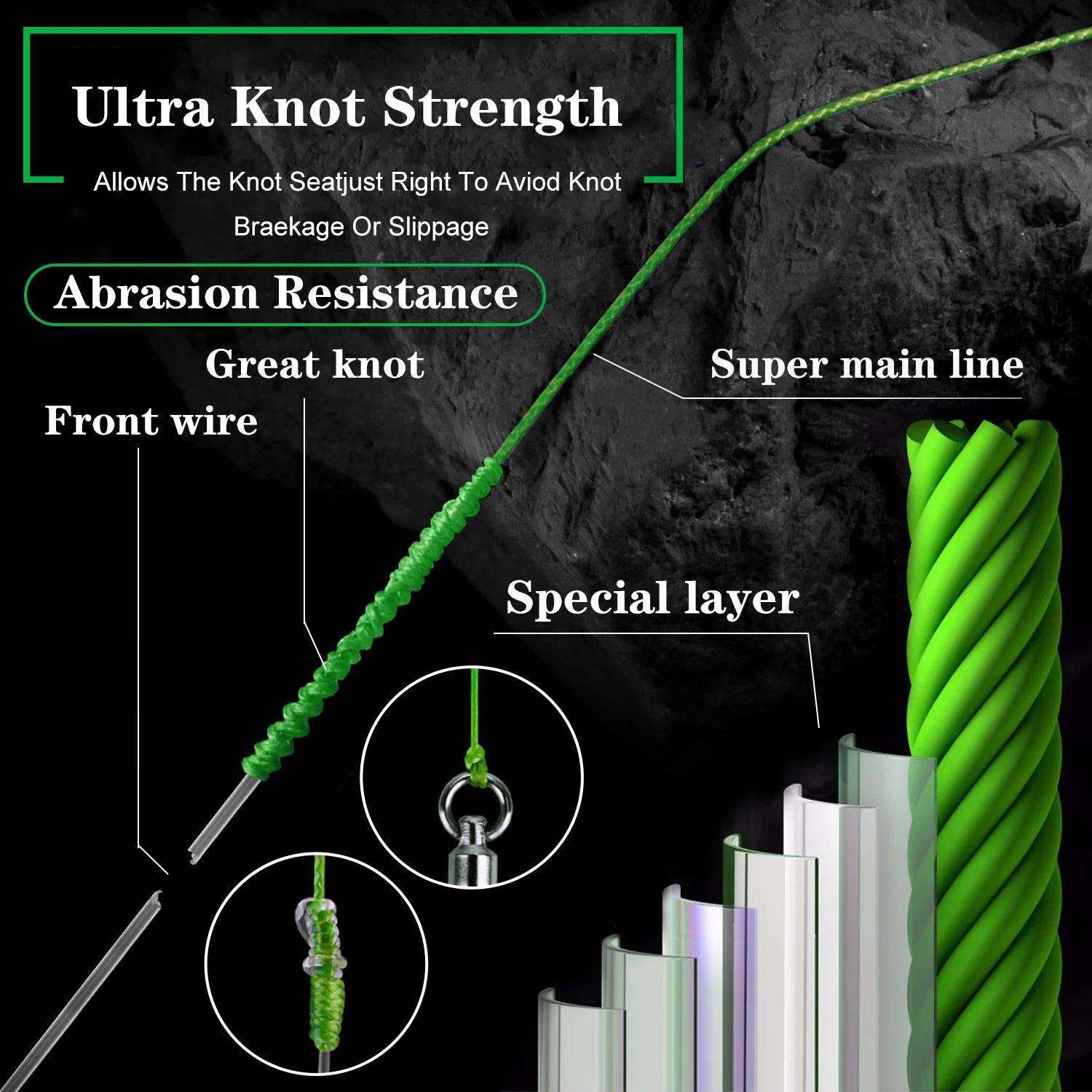 Sougayilang 300M 8 Strands Braided Fishing Line