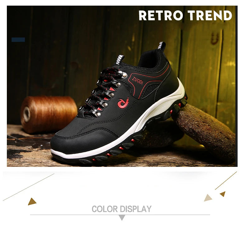 Men’s Waterproof Leather Hiking & Tactical Shoes