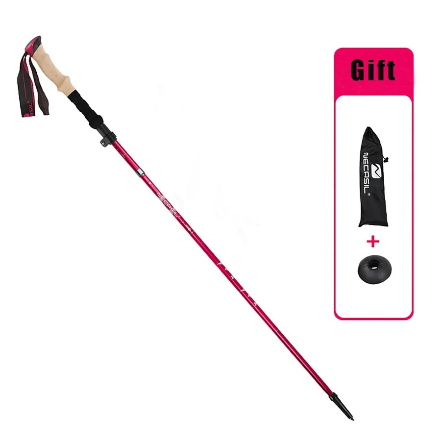 Ultra-Lightweight Folding Trekking Pole – Telescopic Aluminum