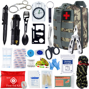 Tactical Car First Aid & Survival Kit