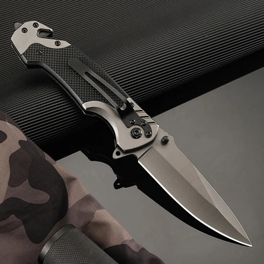 Outdoor Tactical Folding Survival Knife