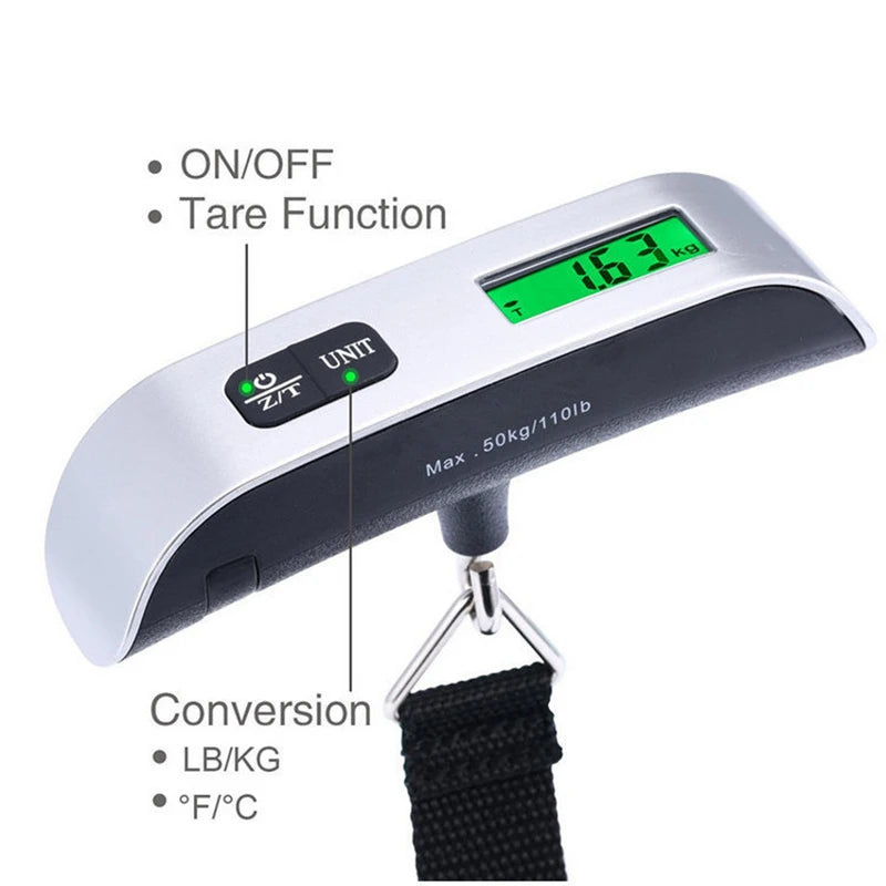 Digital LCD Display Luggage Hanging Scale