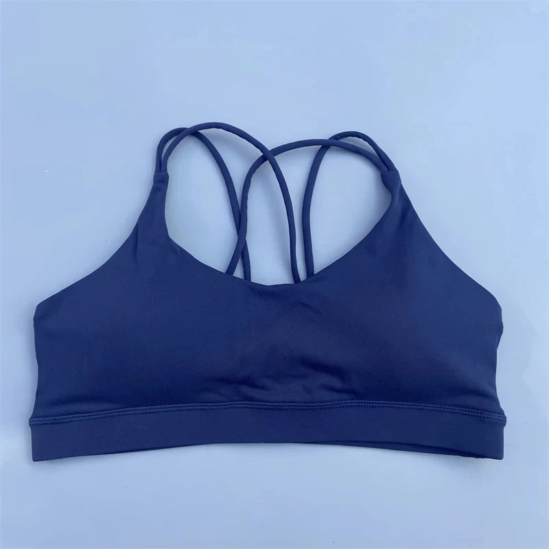 Women’s Solid Color High-Strength Sports Bra