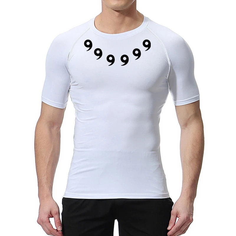 Men’s Printed Compression Workout Shirt