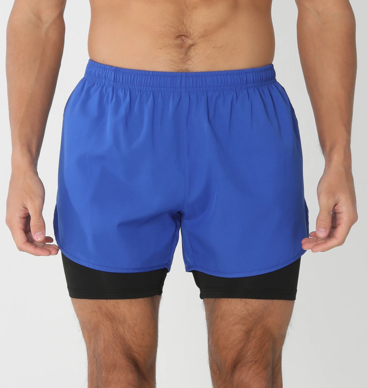 Men’s Quick-Dry Gym Running Shorts with Liner
