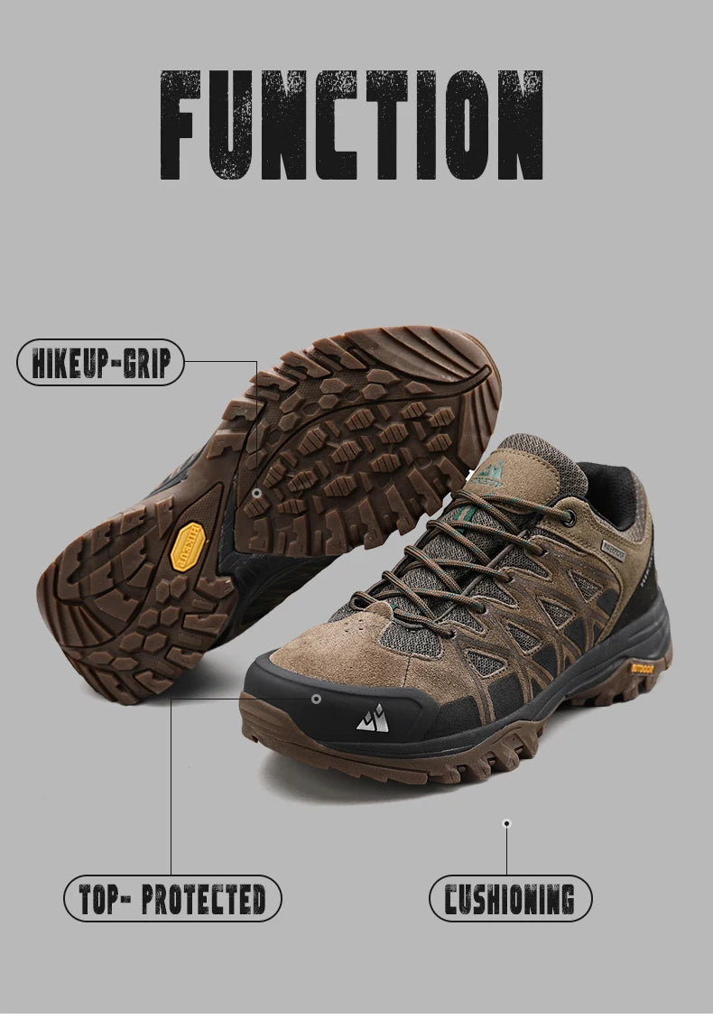 HIKEUP Men’s Breathable Hiking Shoes