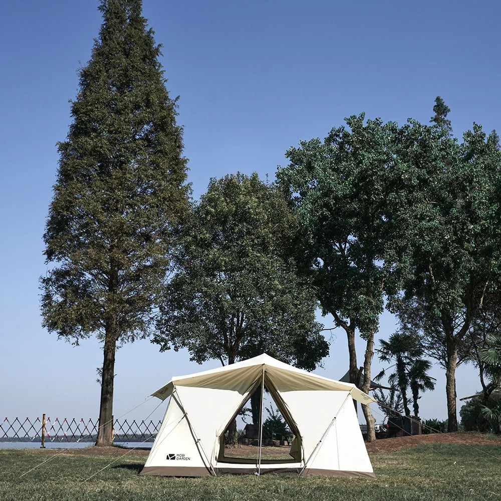 Mobi Garden ERA205 Cotton Glamping Tent – 3-Person