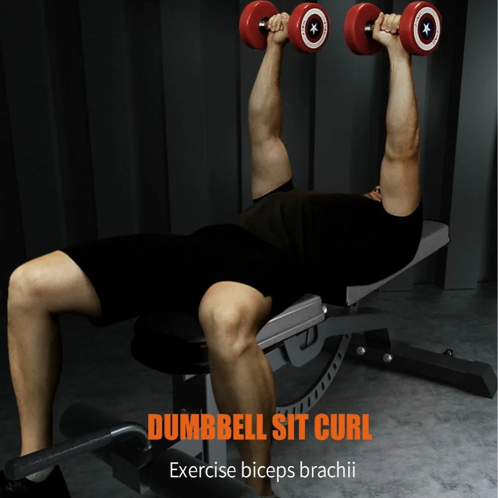 Foldable Adjustable Weight Bench – Full Body Strength Training