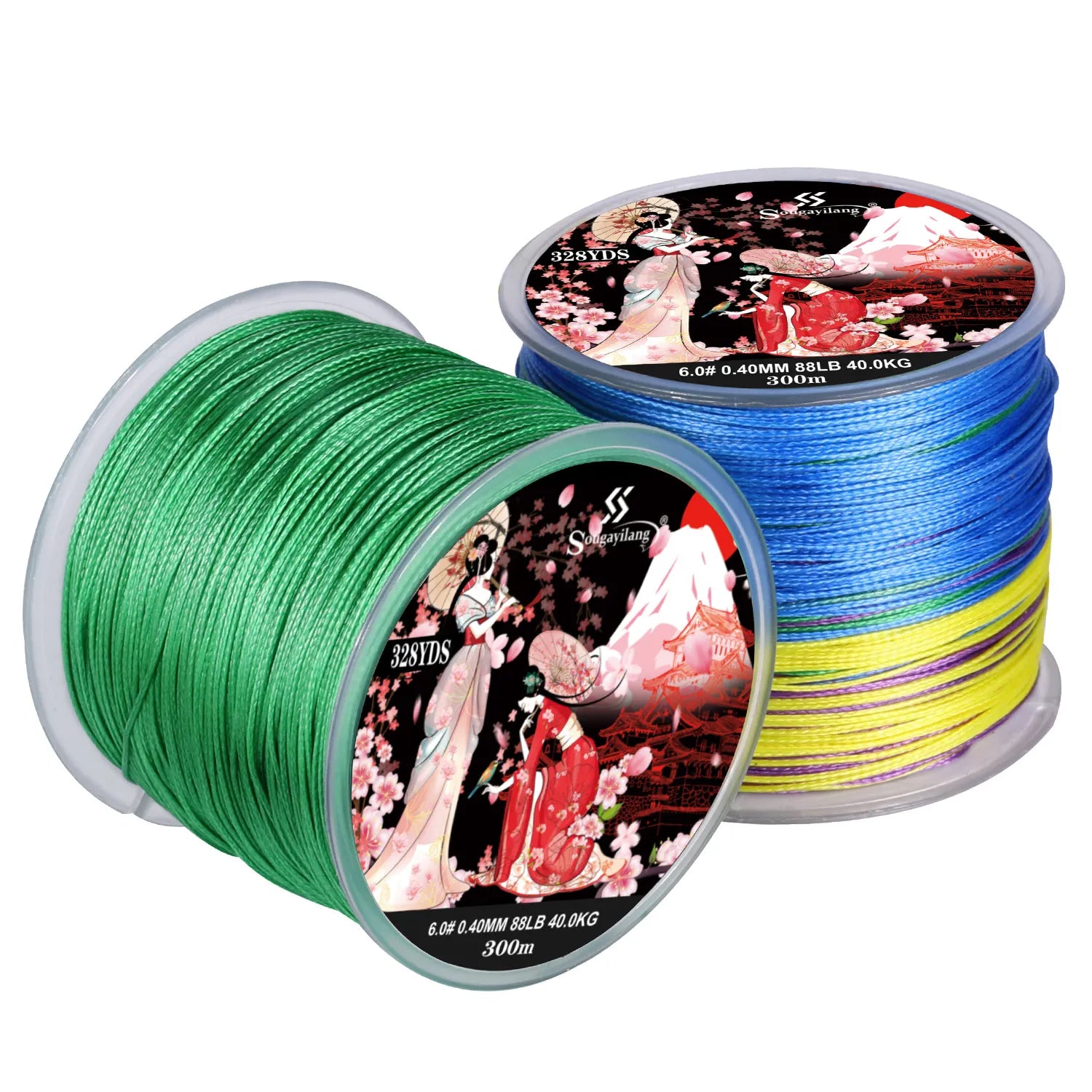 Sougayilang 300M 8 Strands Braided Fishing Line