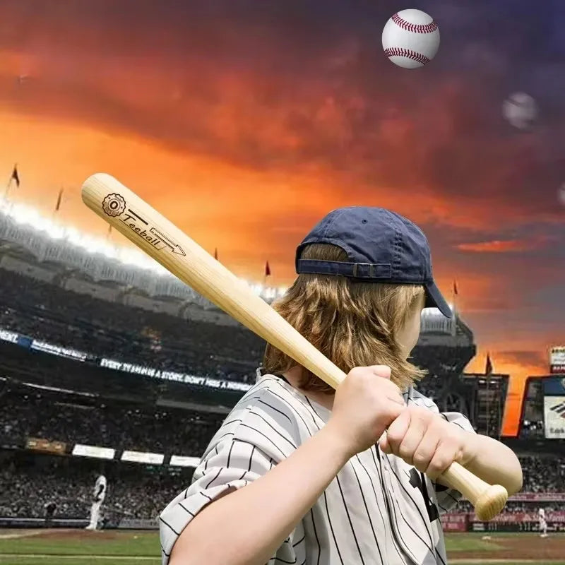 21–29 Inch Solid Wood Baseball Bat