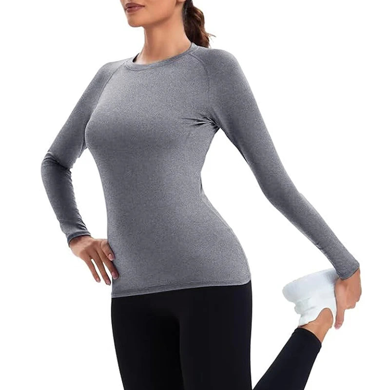 Women’s Long Sleeve Compression Workout Shirt