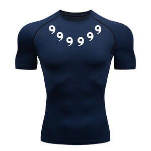 Men’s Printed Compression Workout Shirt