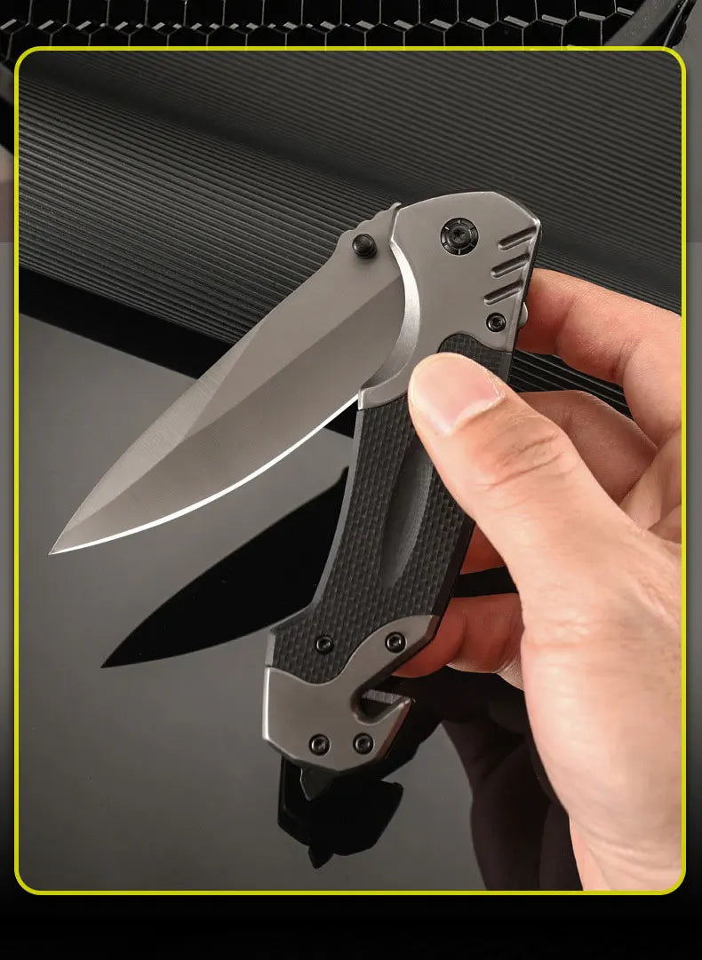 Outdoor Tactical Folding Survival Knife