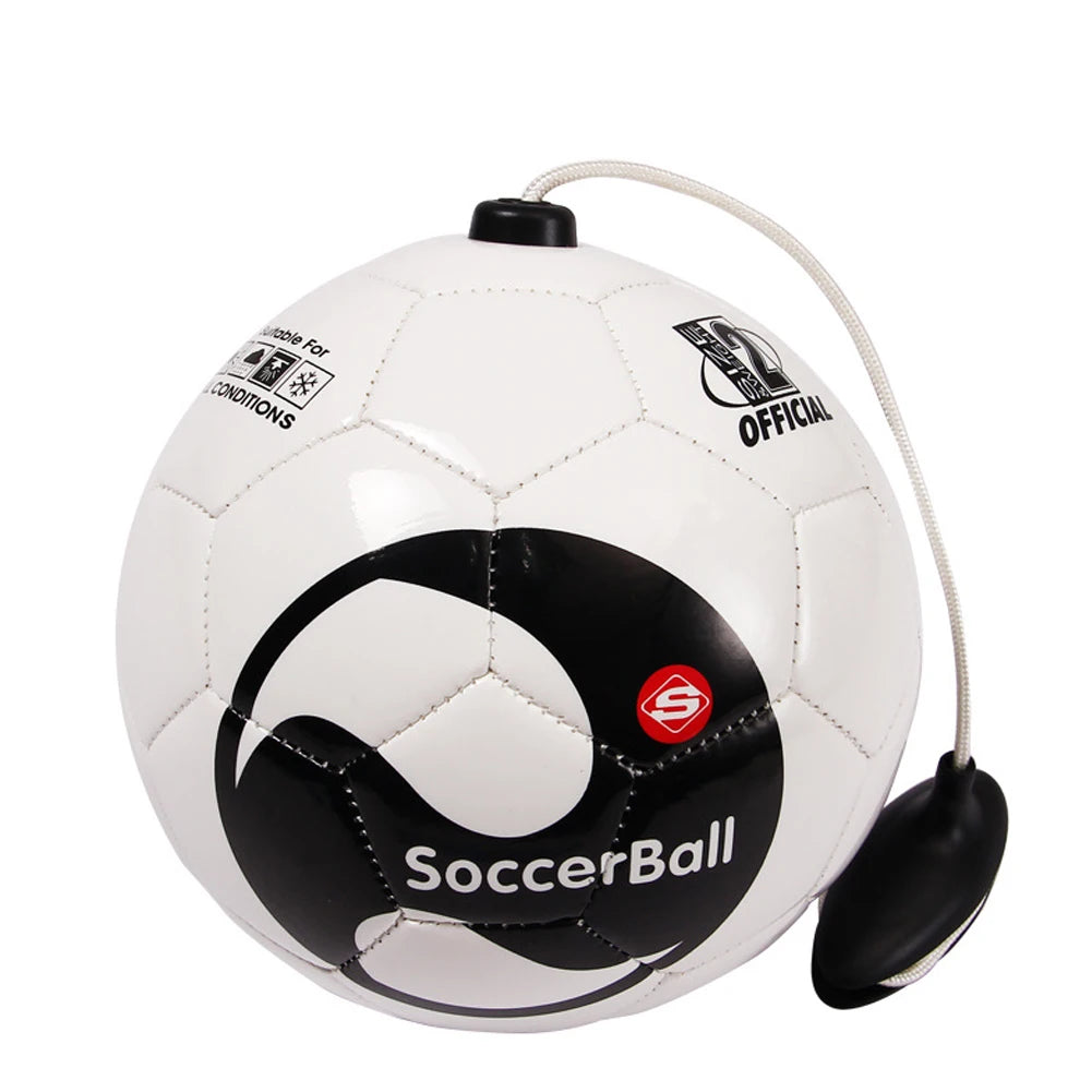 Size 2 Beginner Soccer Ball with Kick Trainer Belt
