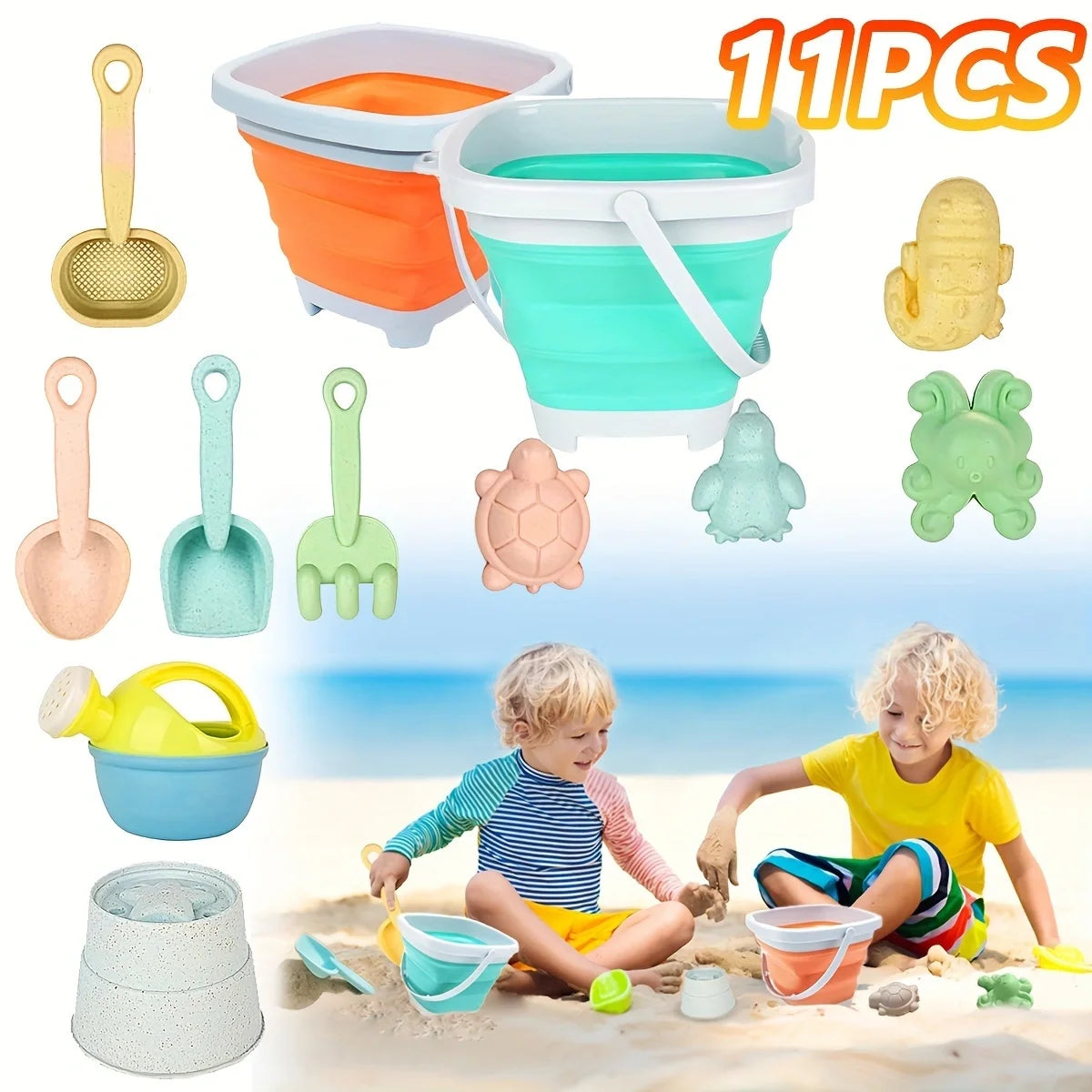 11Pcs Beach Toys Set Gift Package