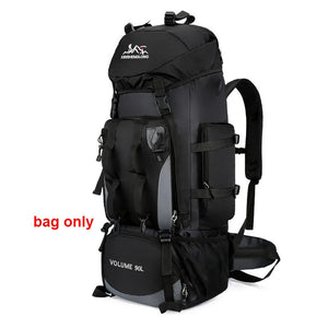 90L Waterproof Hiking & Camping Backpack
