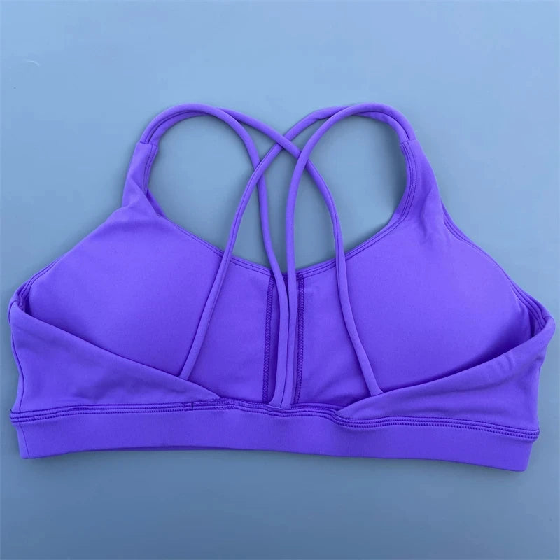 Women’s Solid Color High-Strength Sports Bra
