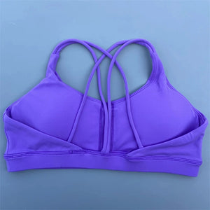 Women’s Solid Color High-Strength Sports Bra