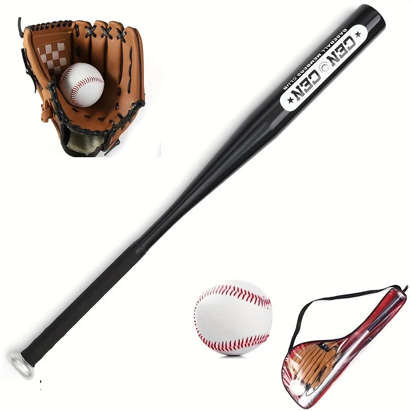 Baseball Starter Kit – 63.5cm Aluminum Alloy Bat