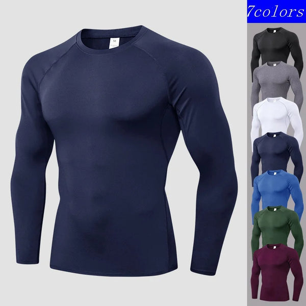 Men’s Long Sleeve Compression Workout Shirt