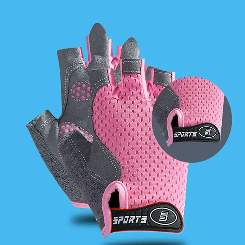 Kids Half Finger Cycling Gloves