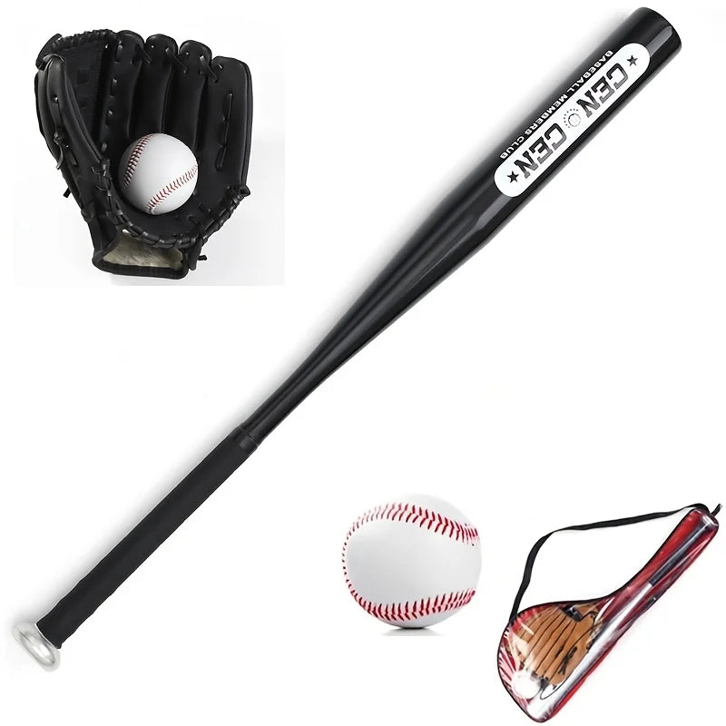 Baseball Starter Kit – 63.5cm Aluminum Alloy Bat