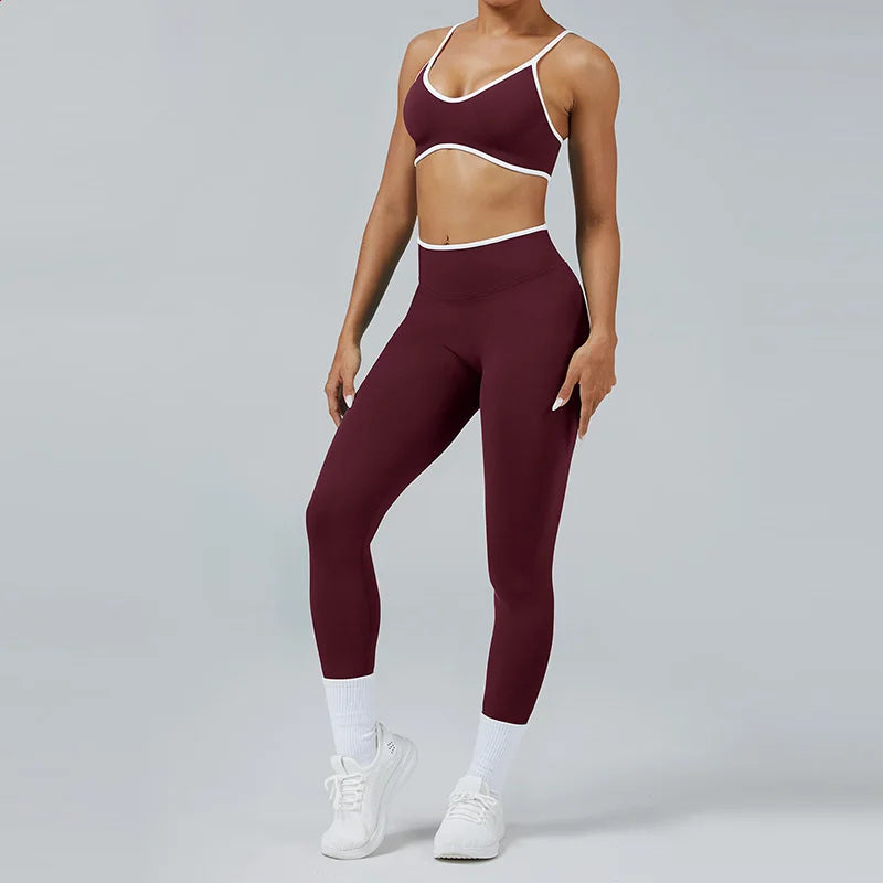 Seamless High-Waist 2-Piece Workout Set
