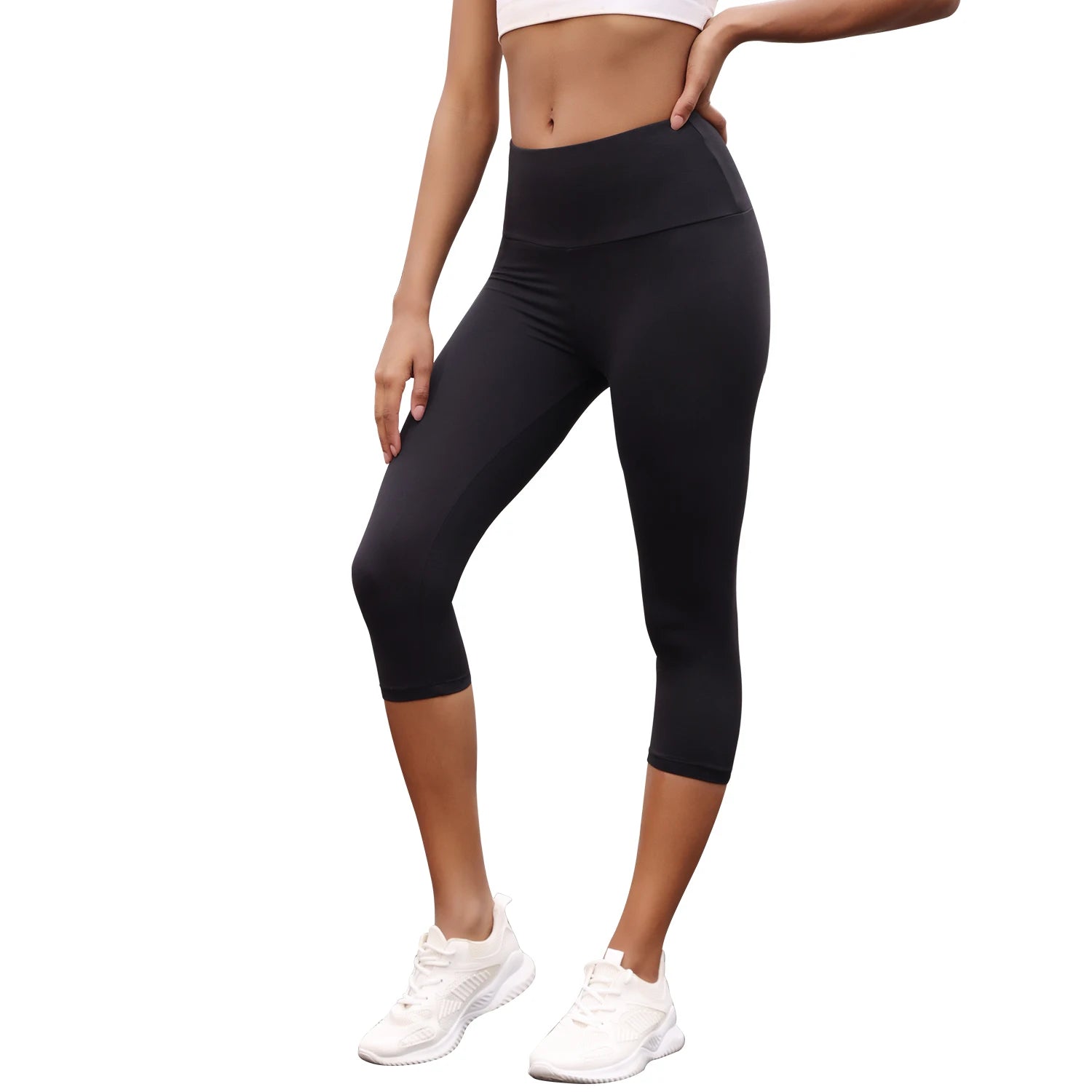 Women’s High-Waisted Capri Workout Leggings