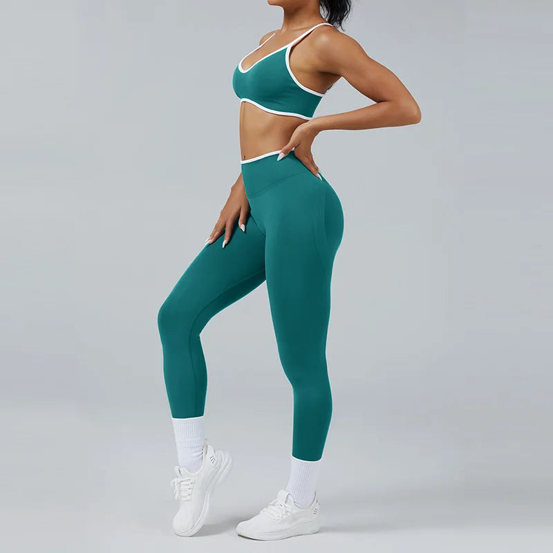 Seamless High-Waist 2-Piece Workout Set
