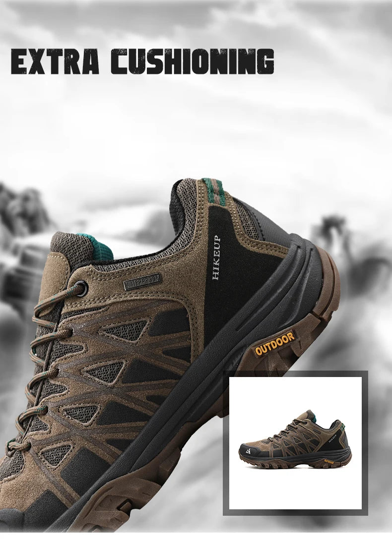 HIKEUP Men’s Breathable Hiking Shoes