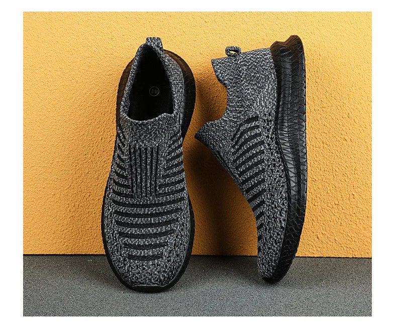Men's Breathable Slip-On Running Sneakers