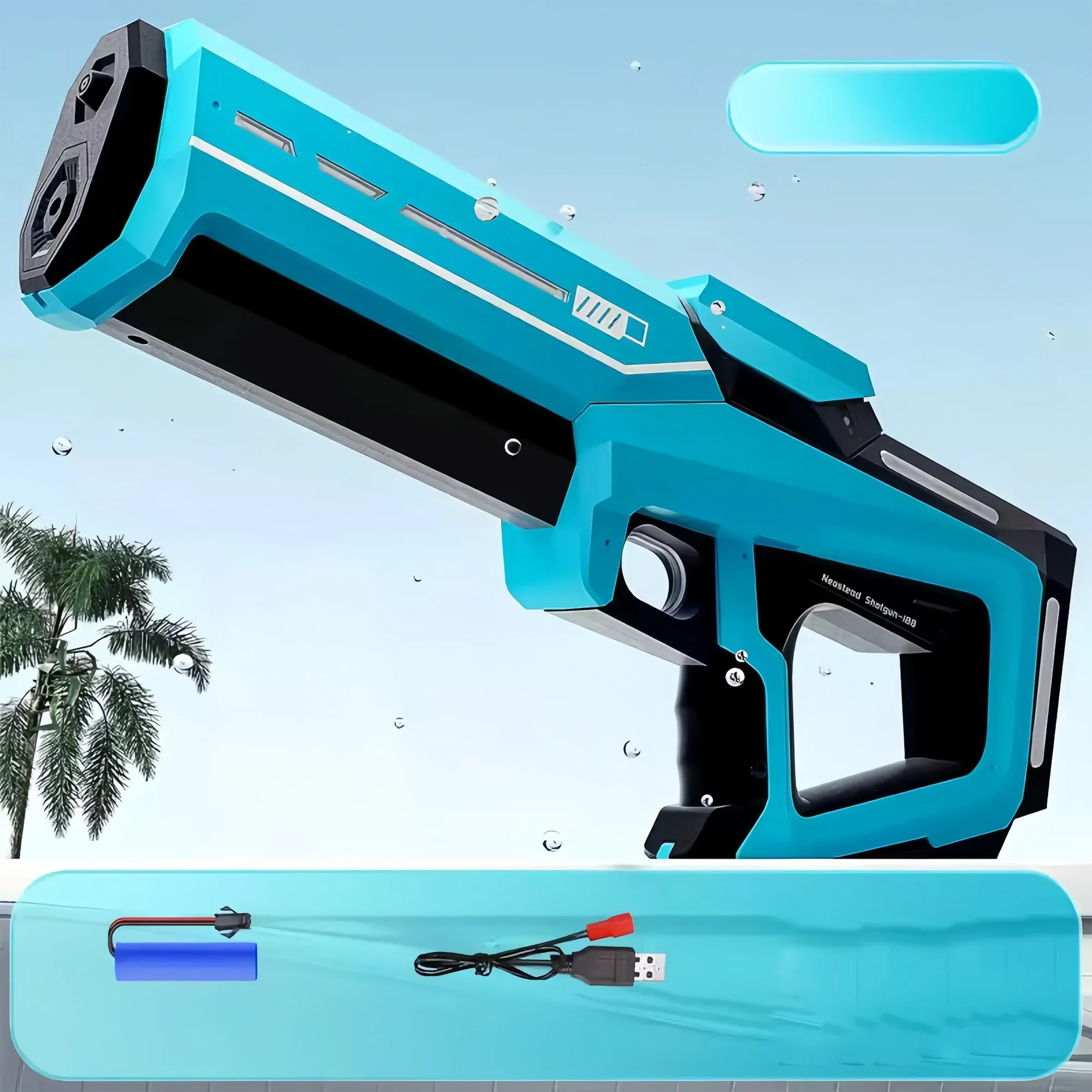 Electric Automatic Water Storage Gun Toys