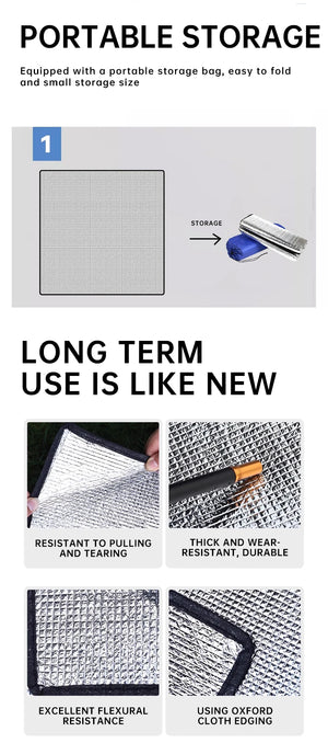Outdoor Double-Sided Aluminum Film Camping Mat