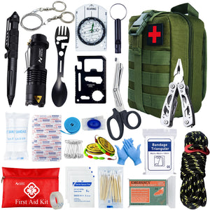 Tactical Car First Aid & Survival Kit