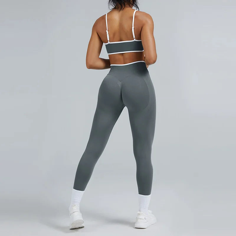Seamless High-Waist 2-Piece Workout Set