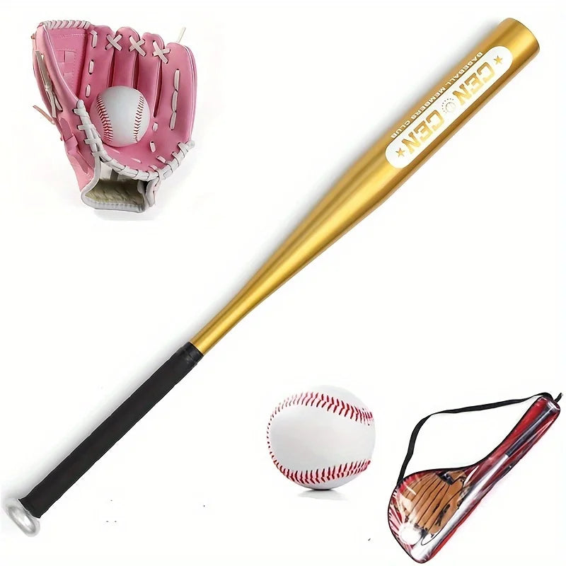 Baseball Starter Kit – 63.5cm Aluminum Alloy Bat
