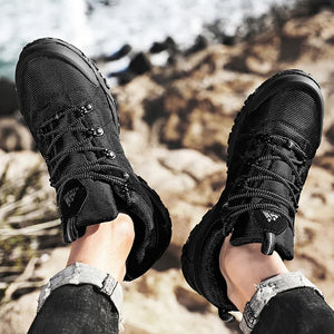 HIKEUP Men’s Non-Slip Breathable Hiking Shoes