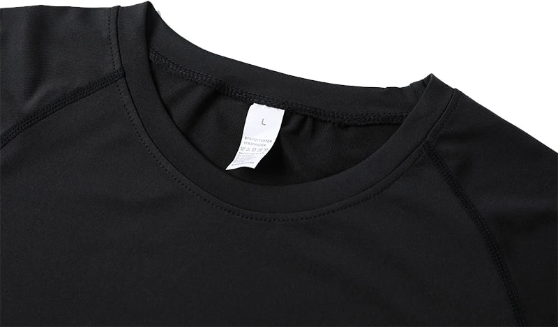 Men’s Bat Print Compression Workout Shirt