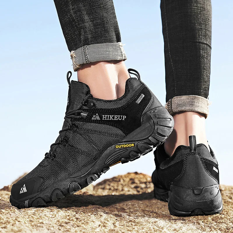 HIKEUP Men’s Non-Slip Breathable Hiking Shoes