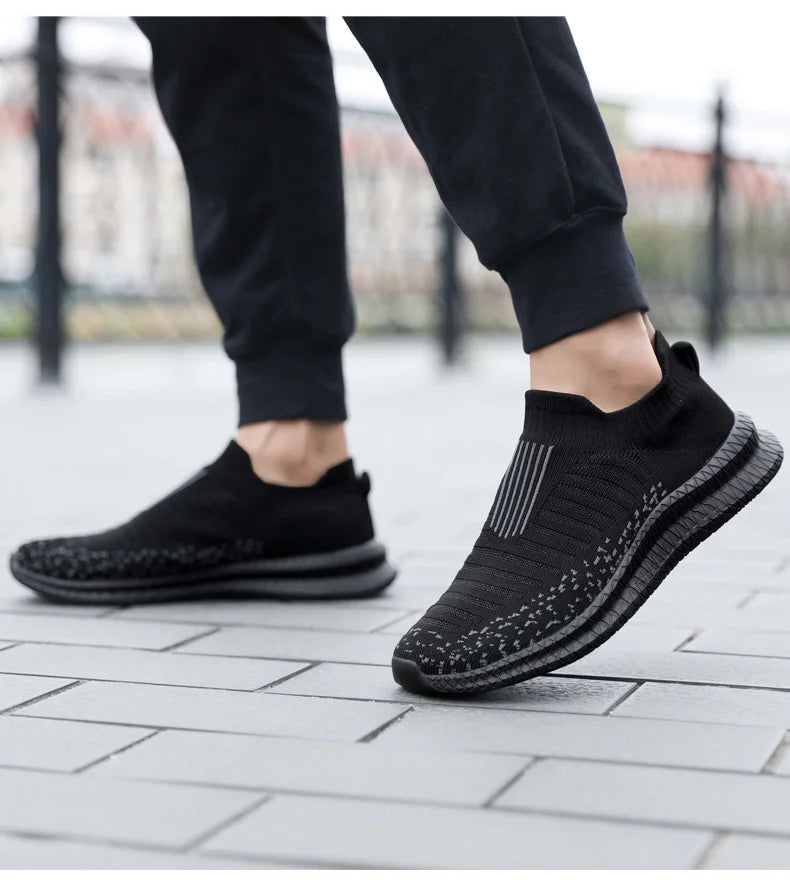 Men's Breathable Slip-On Running Sneakers